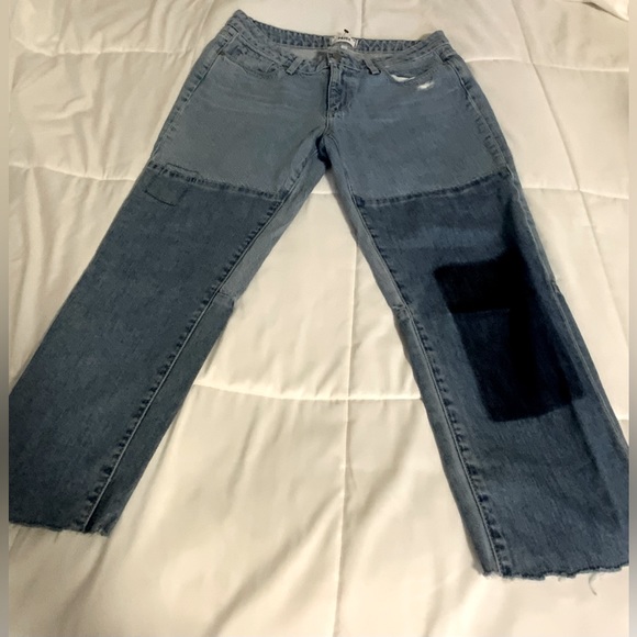 Paige Jimmy Jimmy Skinny Patch Work Jeans - Picture 5 of 11